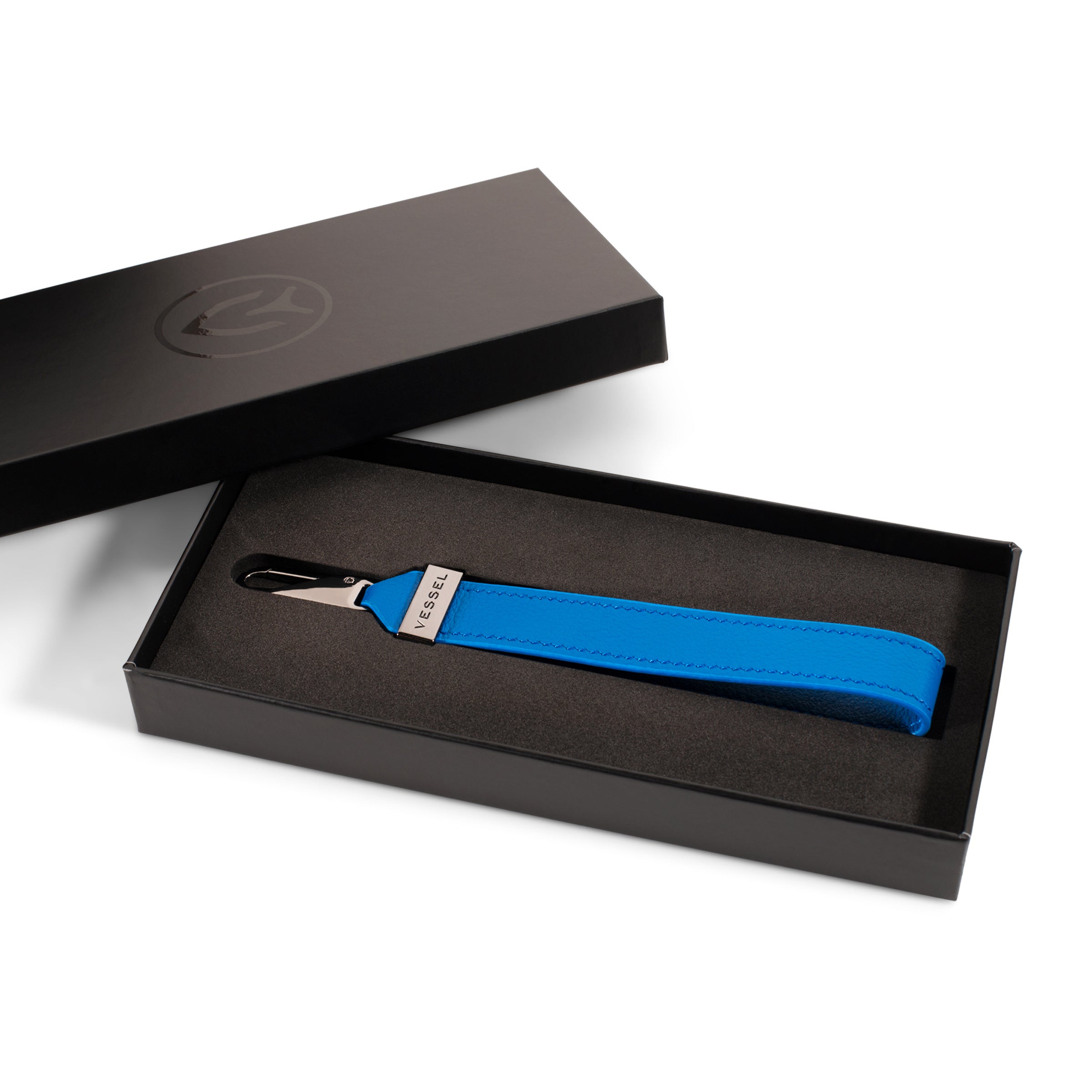 Genuine Leather Pull Blue