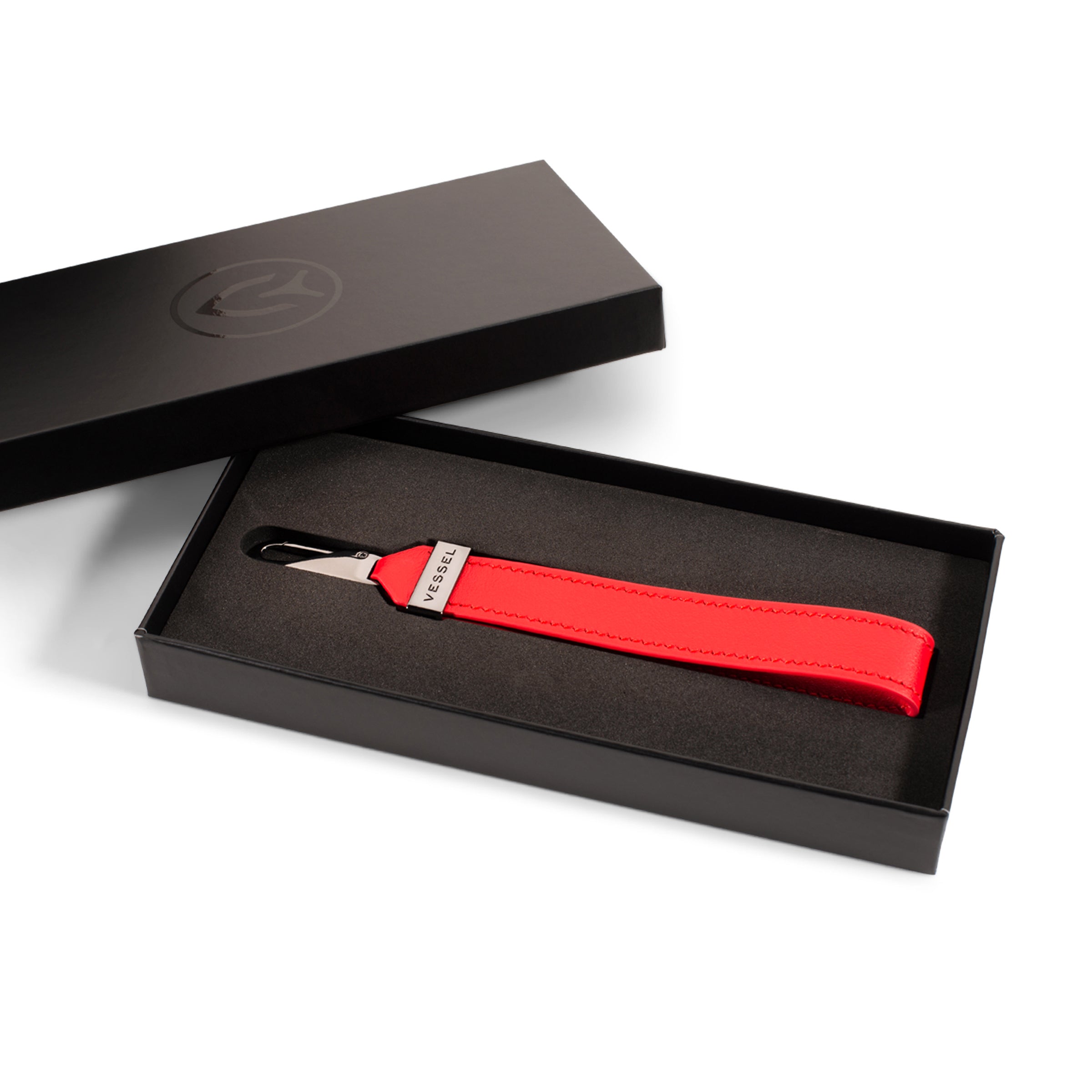 Genuine Leather Pull Red