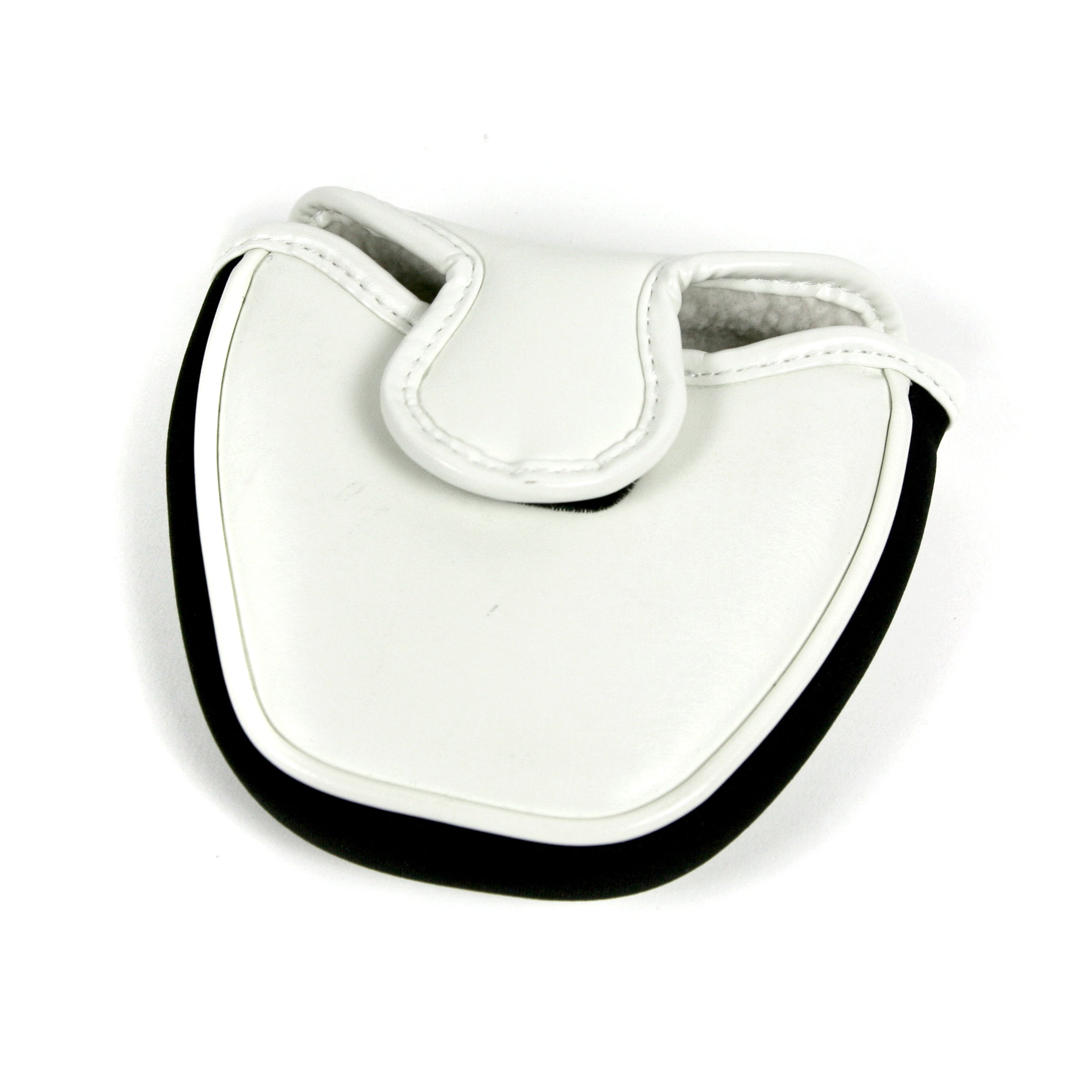 Genuine Leather Putter Cover Mallet White
