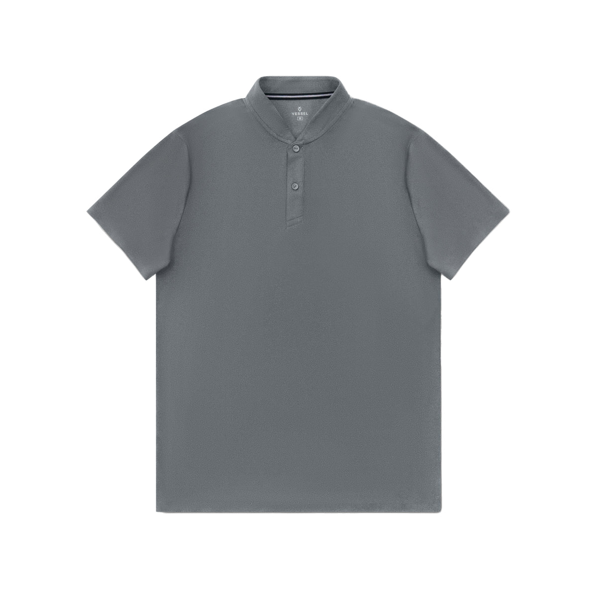 Performance Blade Collar Polo Charcoal Grey