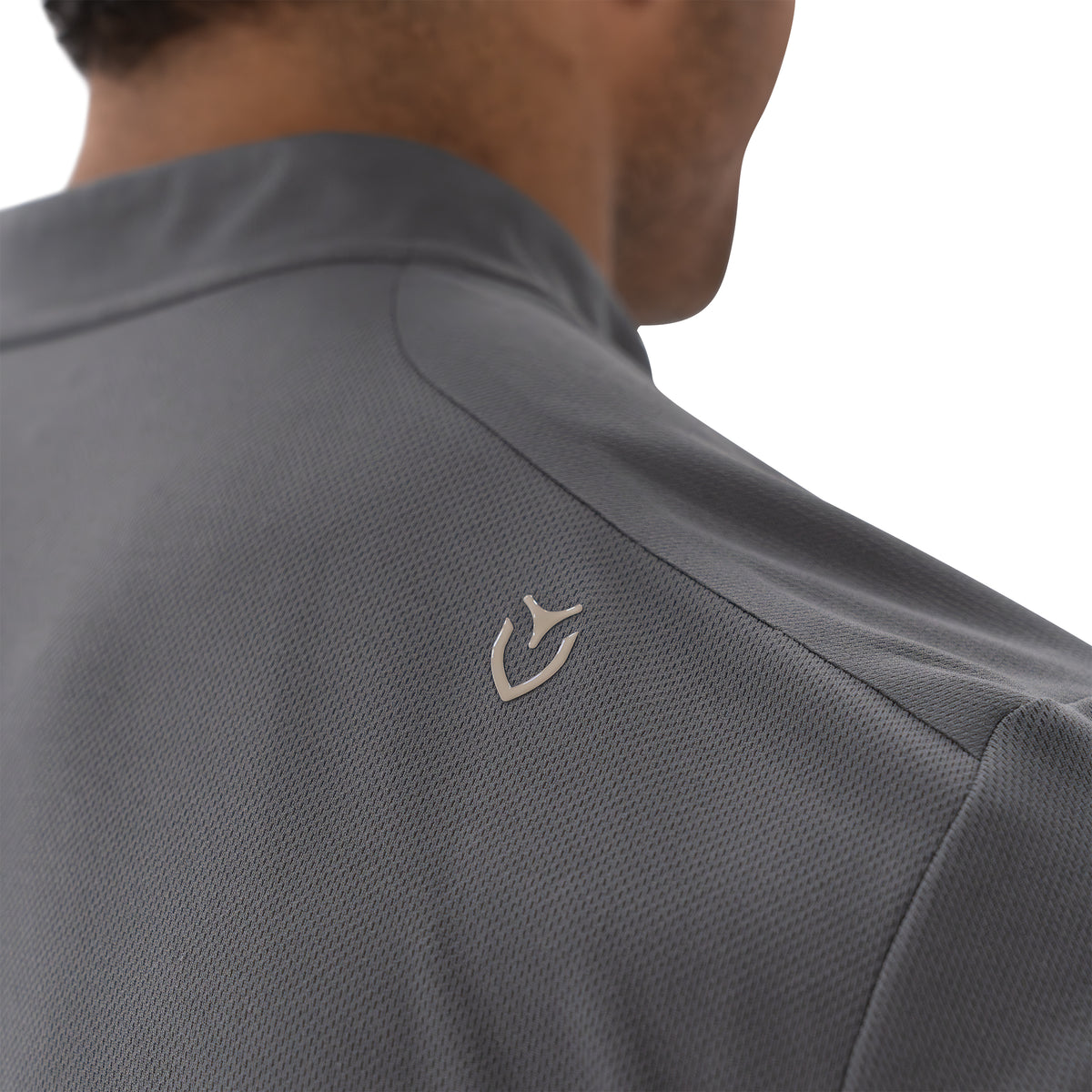 Performance Blade Collar Polo Charcoal Grey