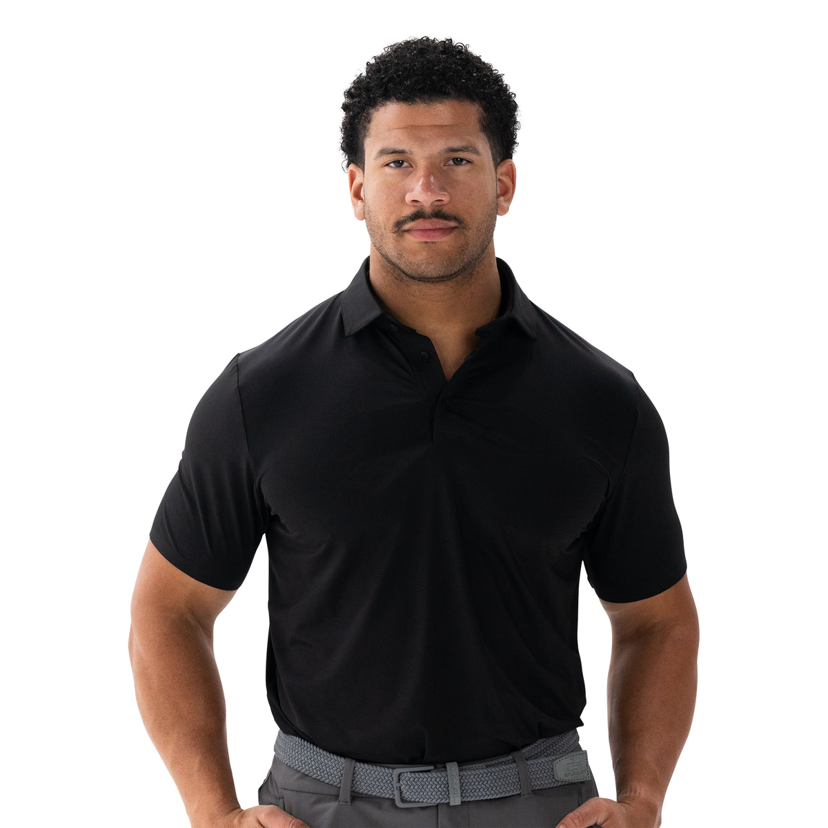 Performance Tech Polo Black