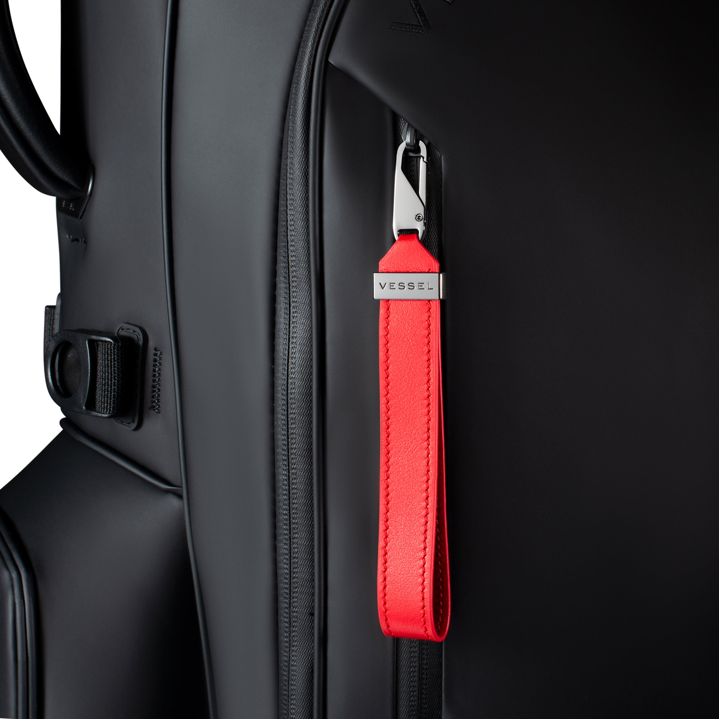 Genuine Leather Pull Red