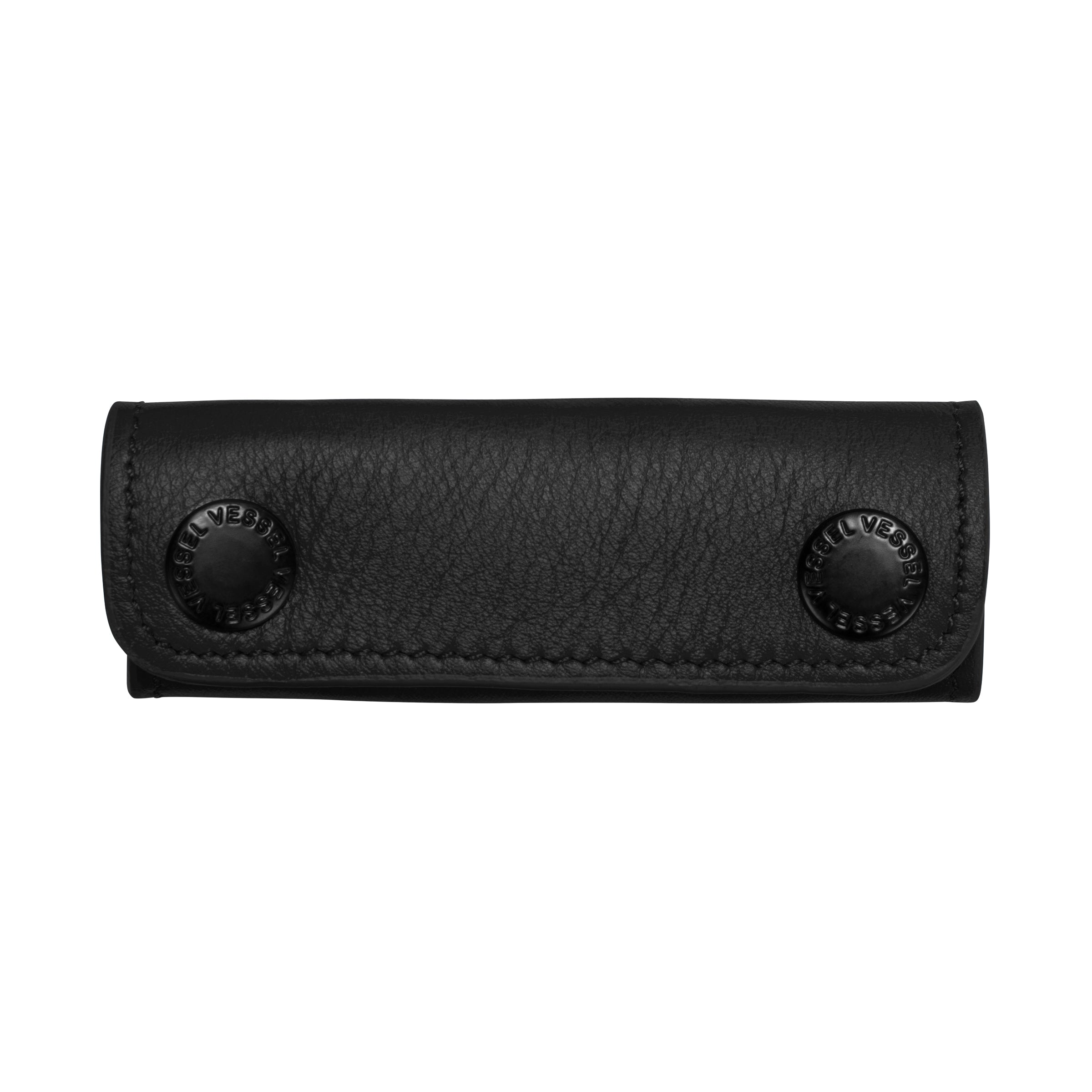 Genuine Leather Handle Wrap Black