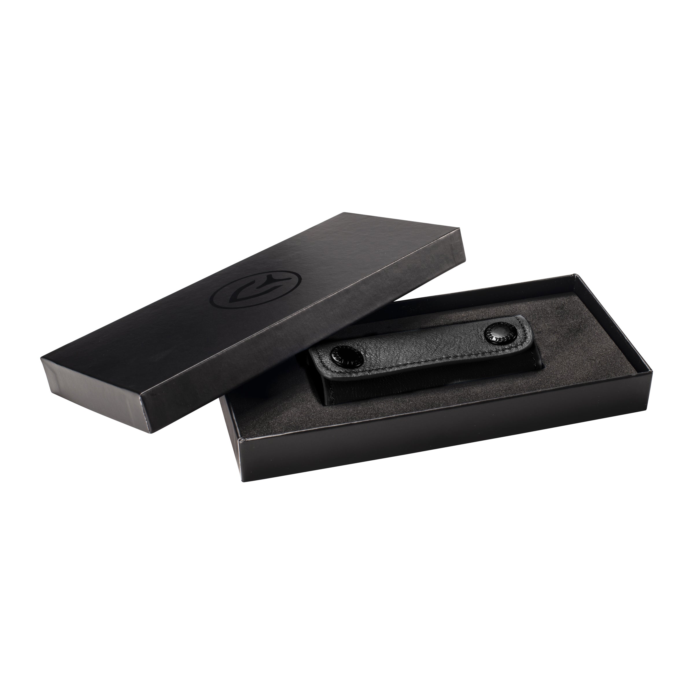 Genuine Leather Handle Wrap Black