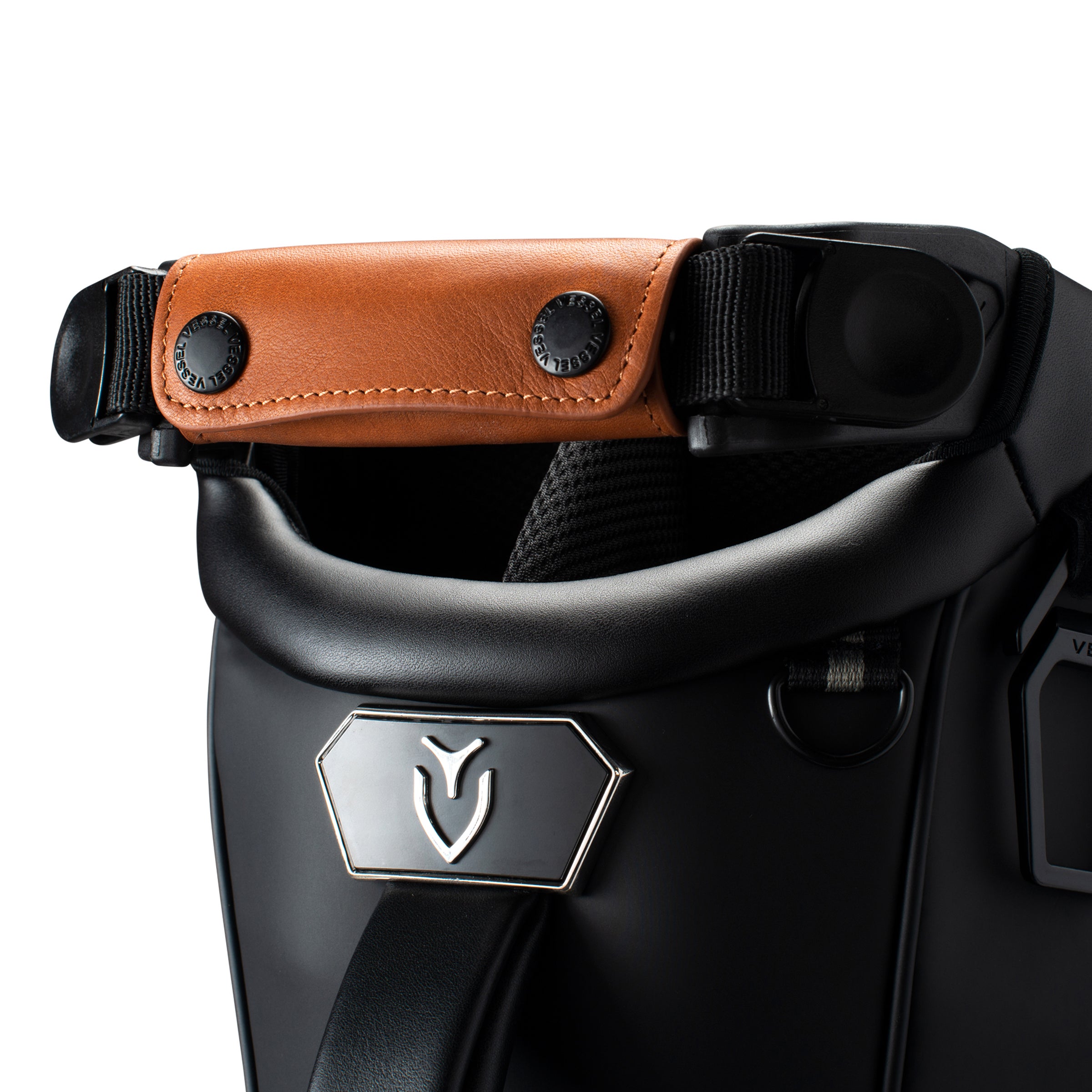 Genuine Leather Handle Wrap Brown