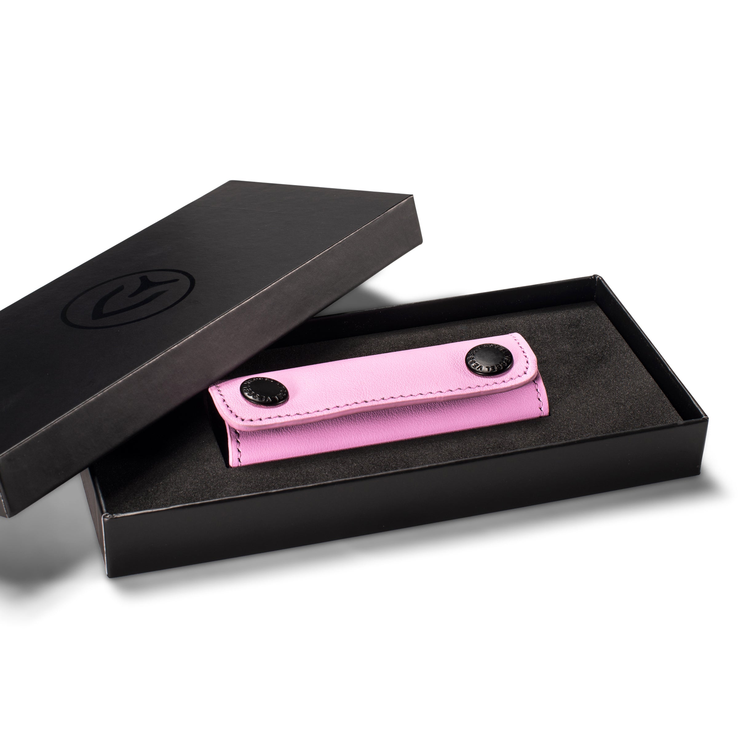 Genuine Leather Handle Wrap Pink