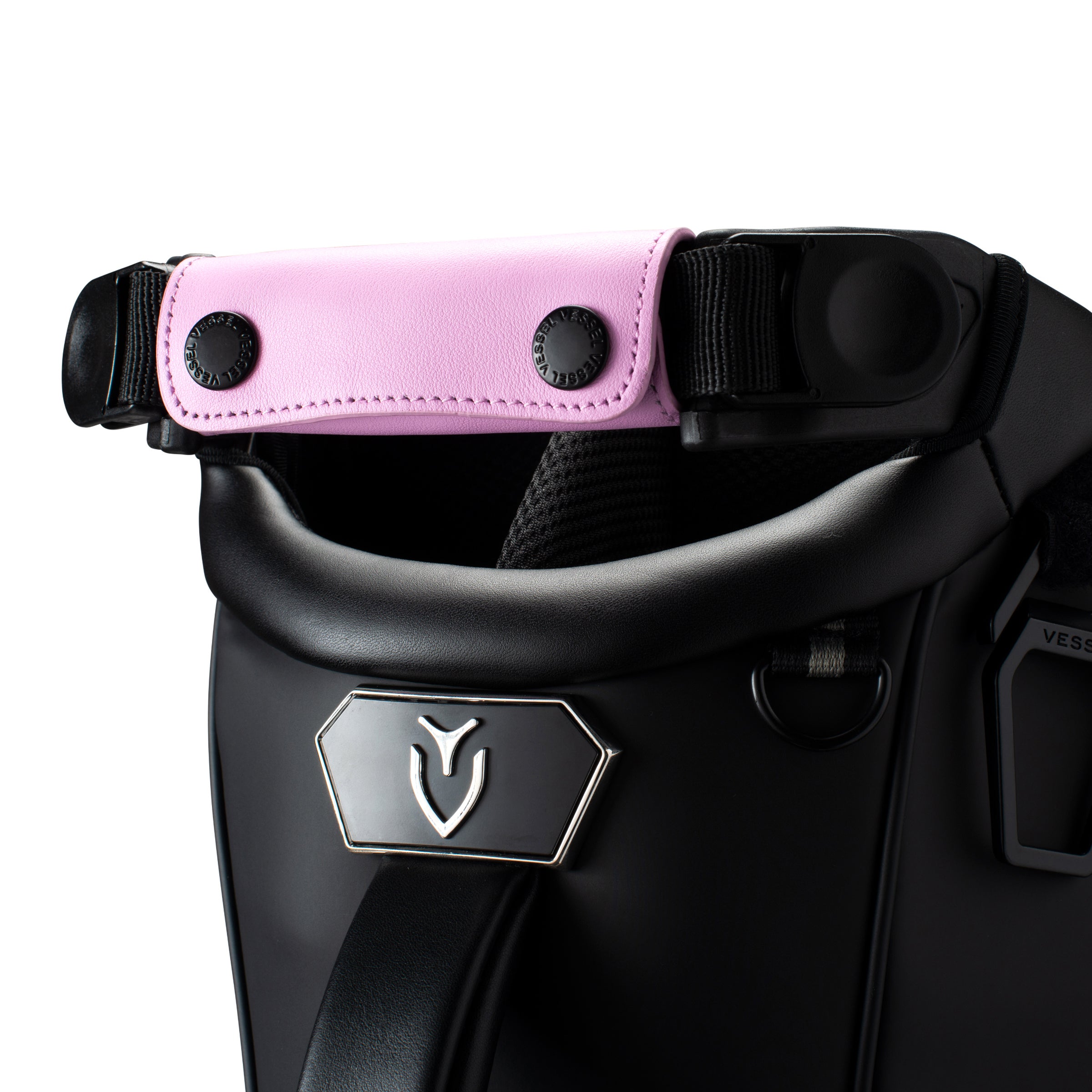 Genuine Leather Handle Wrap Pink