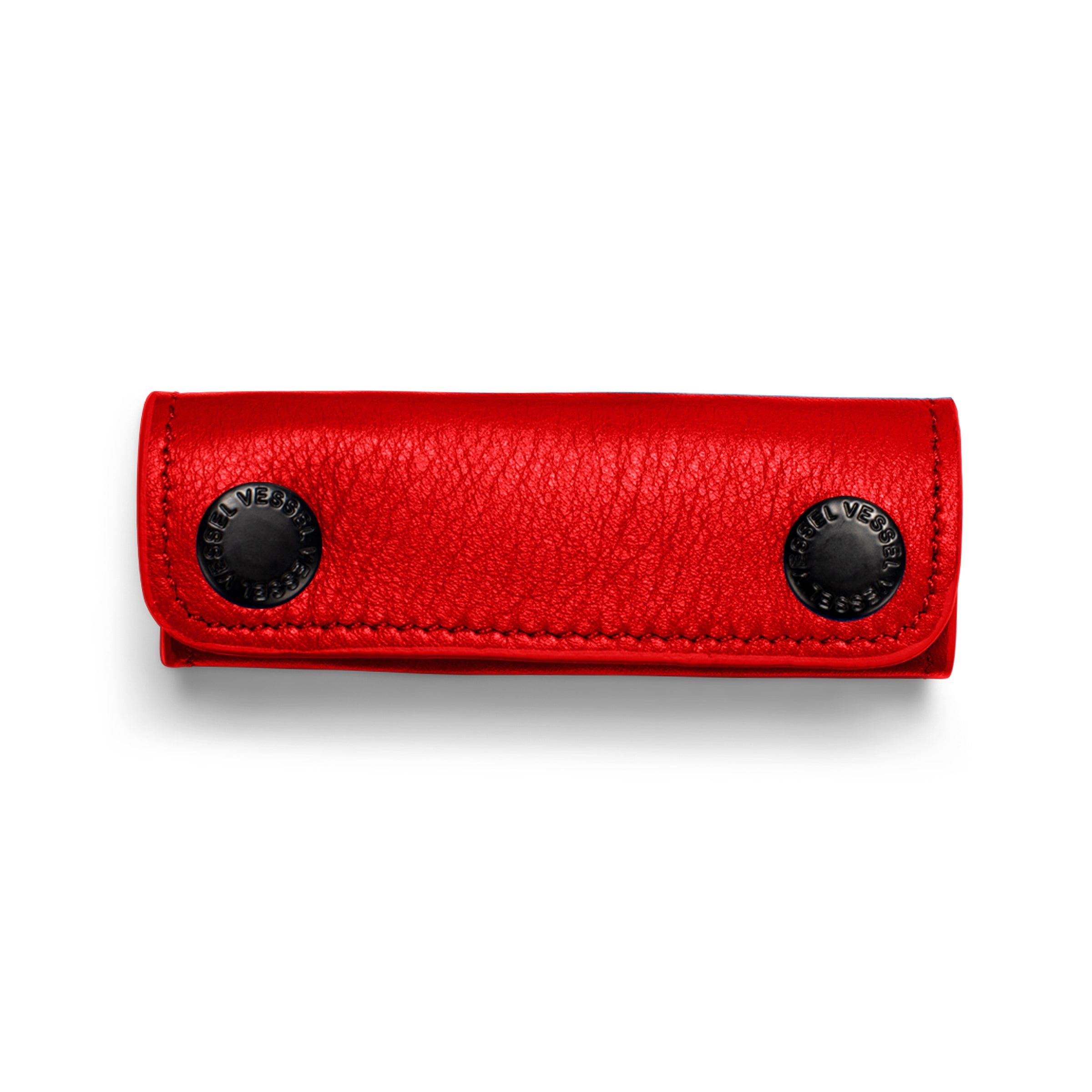 Genuine Leather Handle Wrap Red