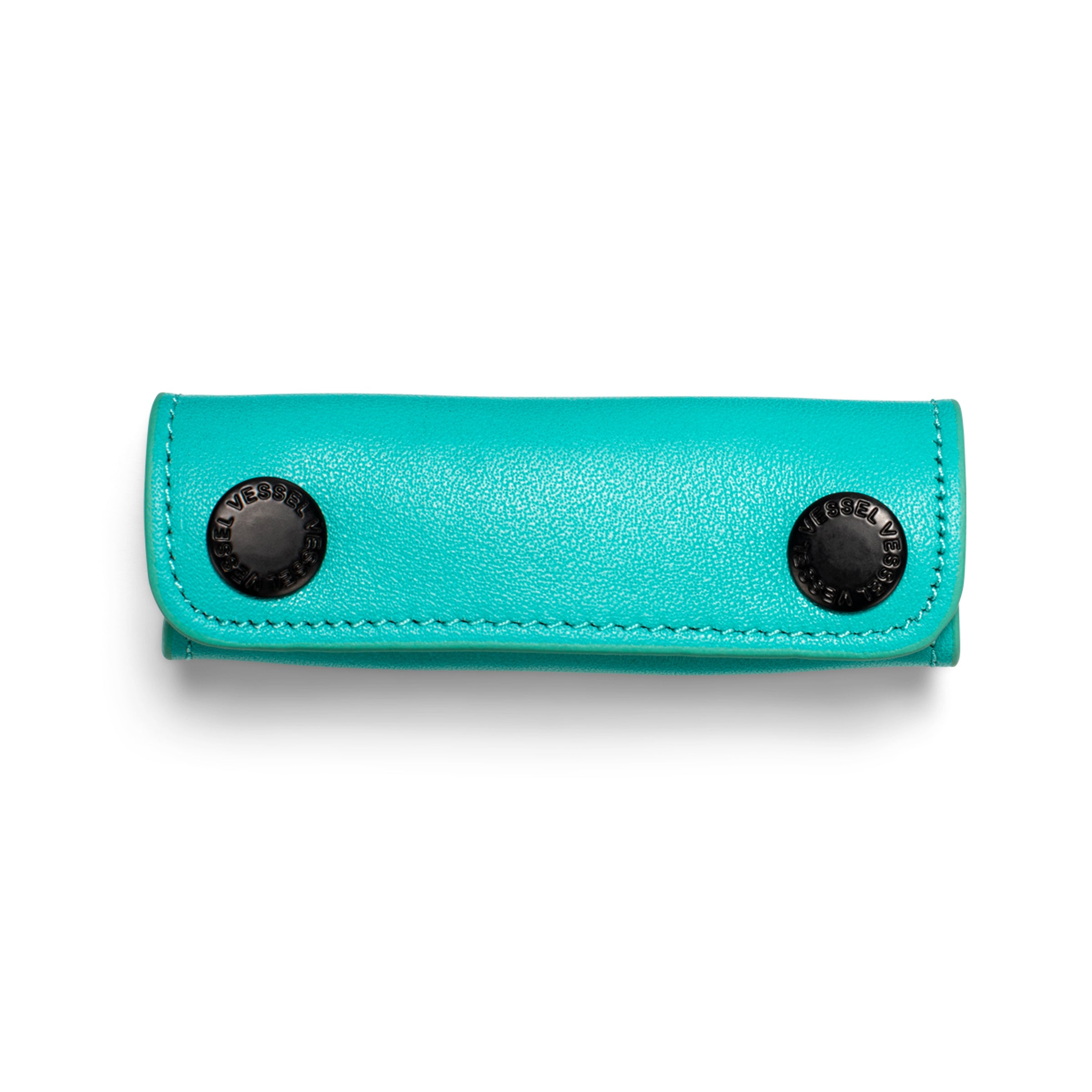 Genuine Leather Handle Wrap Teal