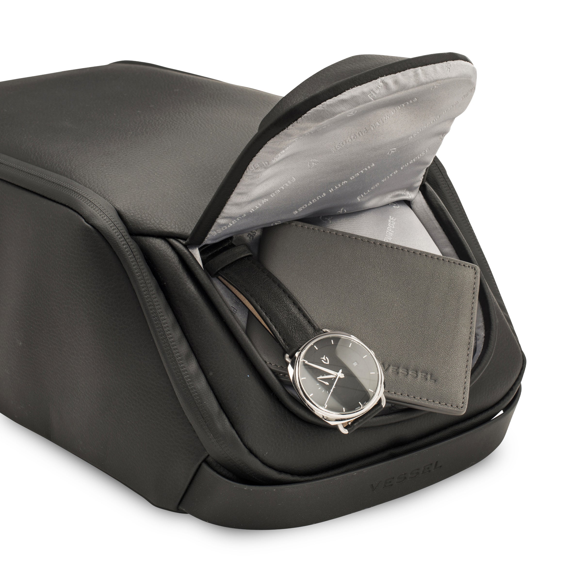 Voyager Footwear Bag Pebbled Black