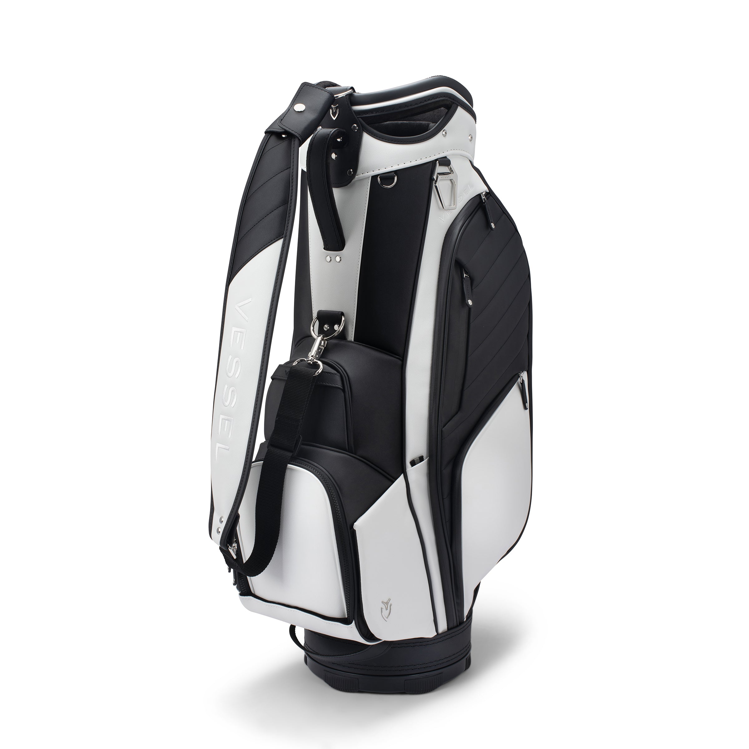 VESSEL ゴルフ キャディバッグ APX2.0/ブラックホワイト Apx 2.0 White/Black