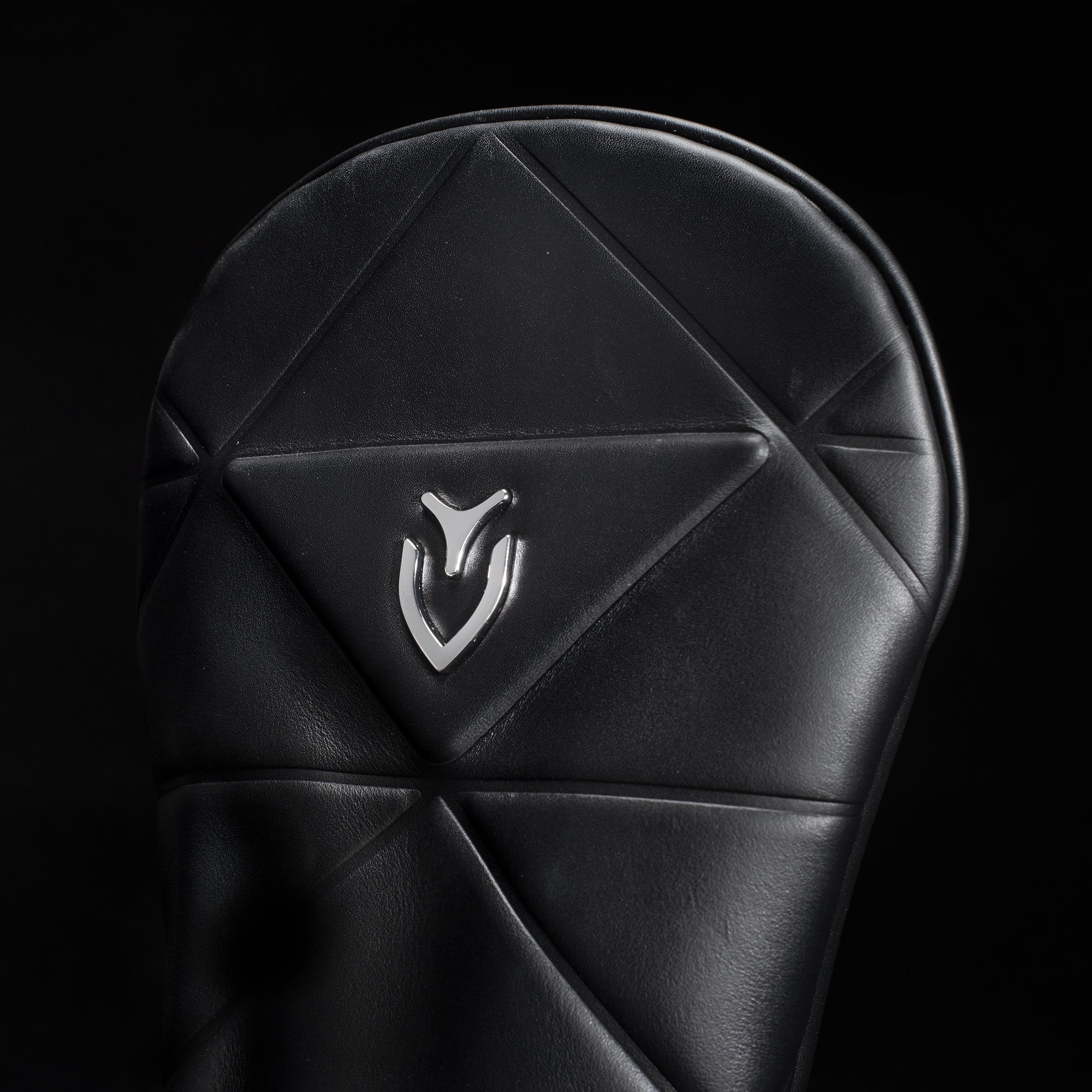 GEOMETRIC HEADCOVER (HC1125) Smooth Black