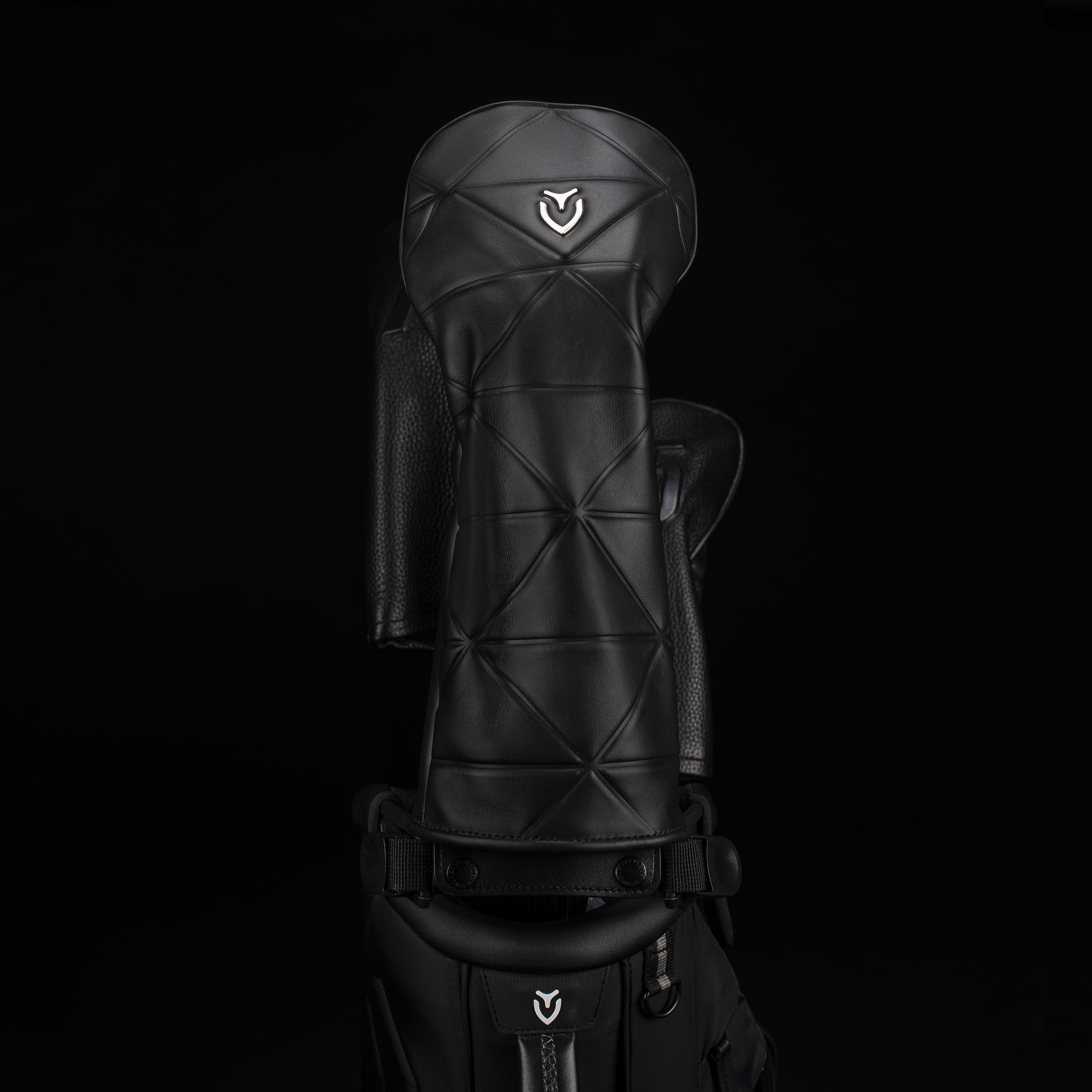 GEOMETRIC HEADCOVER (HC1125) Smooth Black