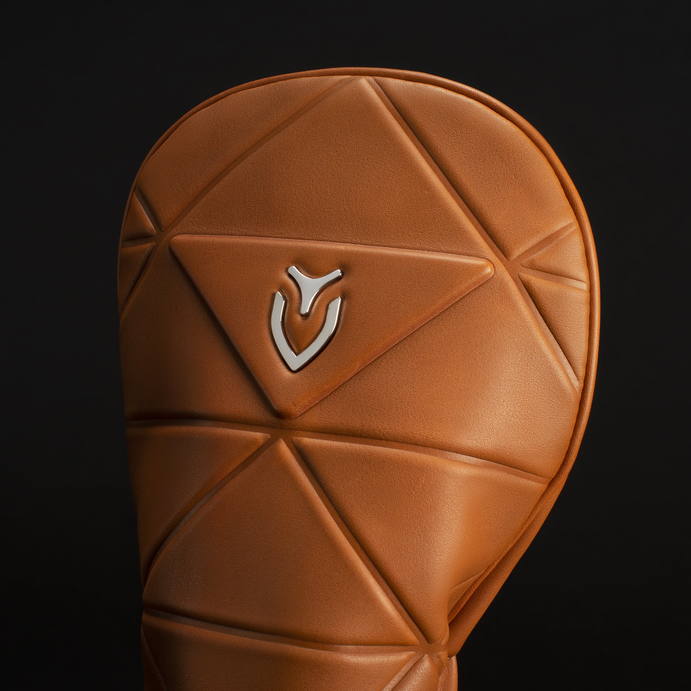 GEOMETRIC HEADCOVER (HC1125) Brown