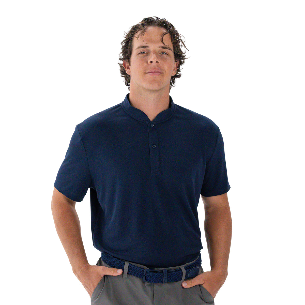 Performance Blade Collar Polo Midnight Navy