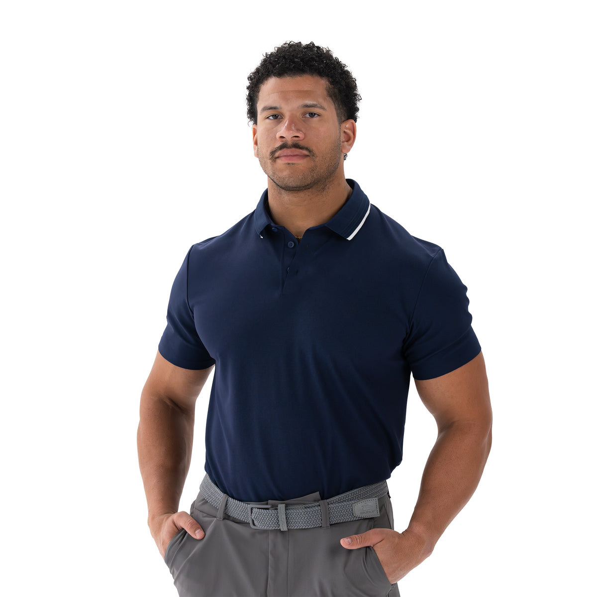 Performance Piqué Polo Midnight Navy