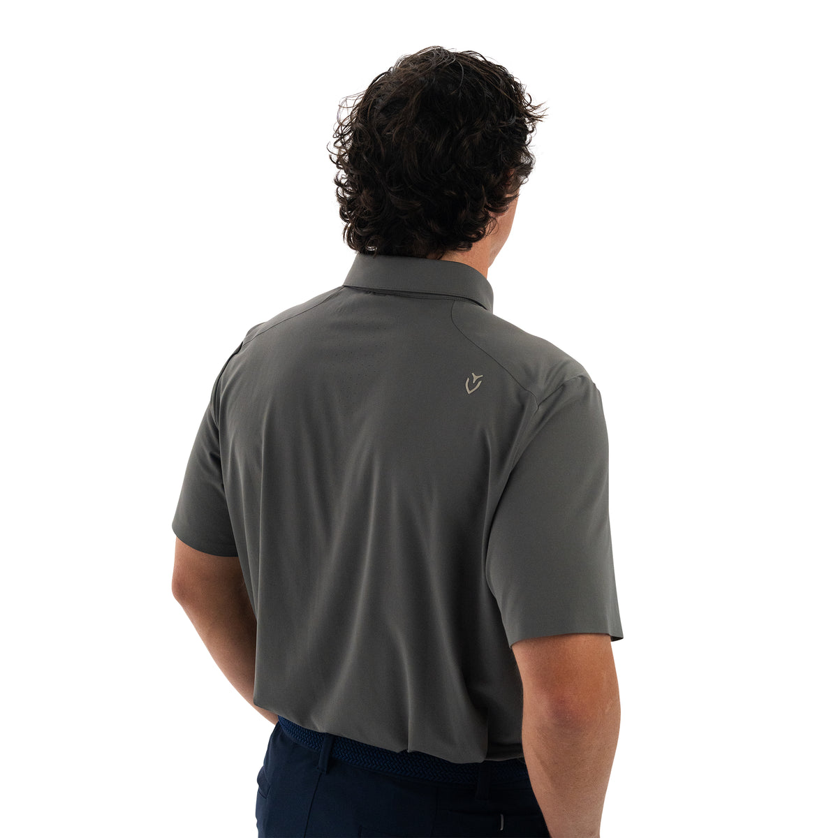 Performance Tech Polo Charcoal Grey