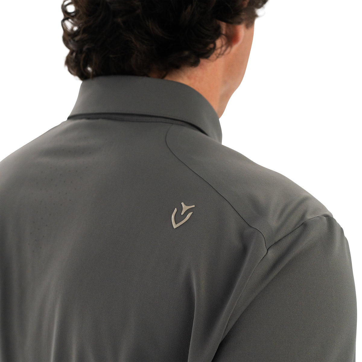 Performance Tech Polo Charcoal Grey