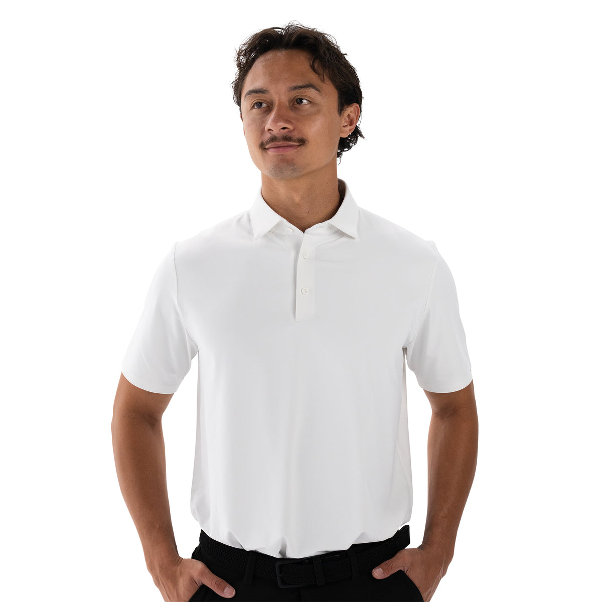 Performance Tech Polo Classic White