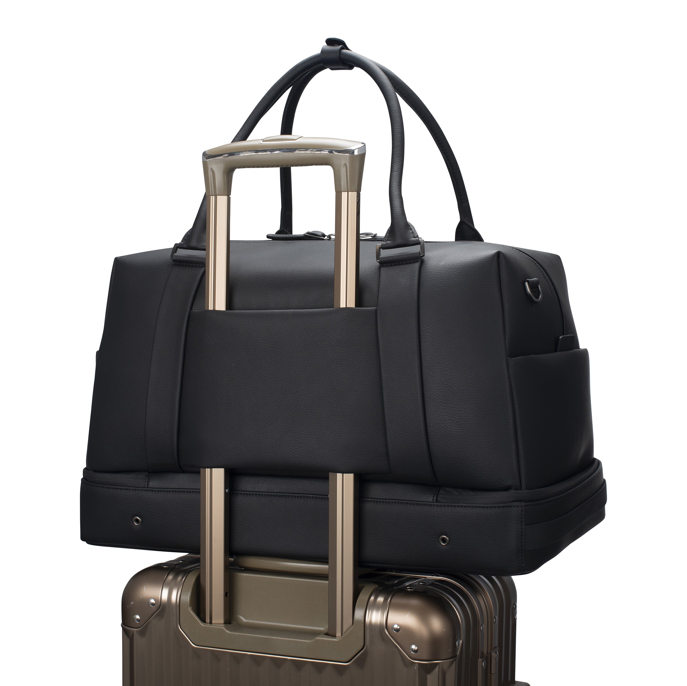Signature2.0 Boston Bag Pebbled Black