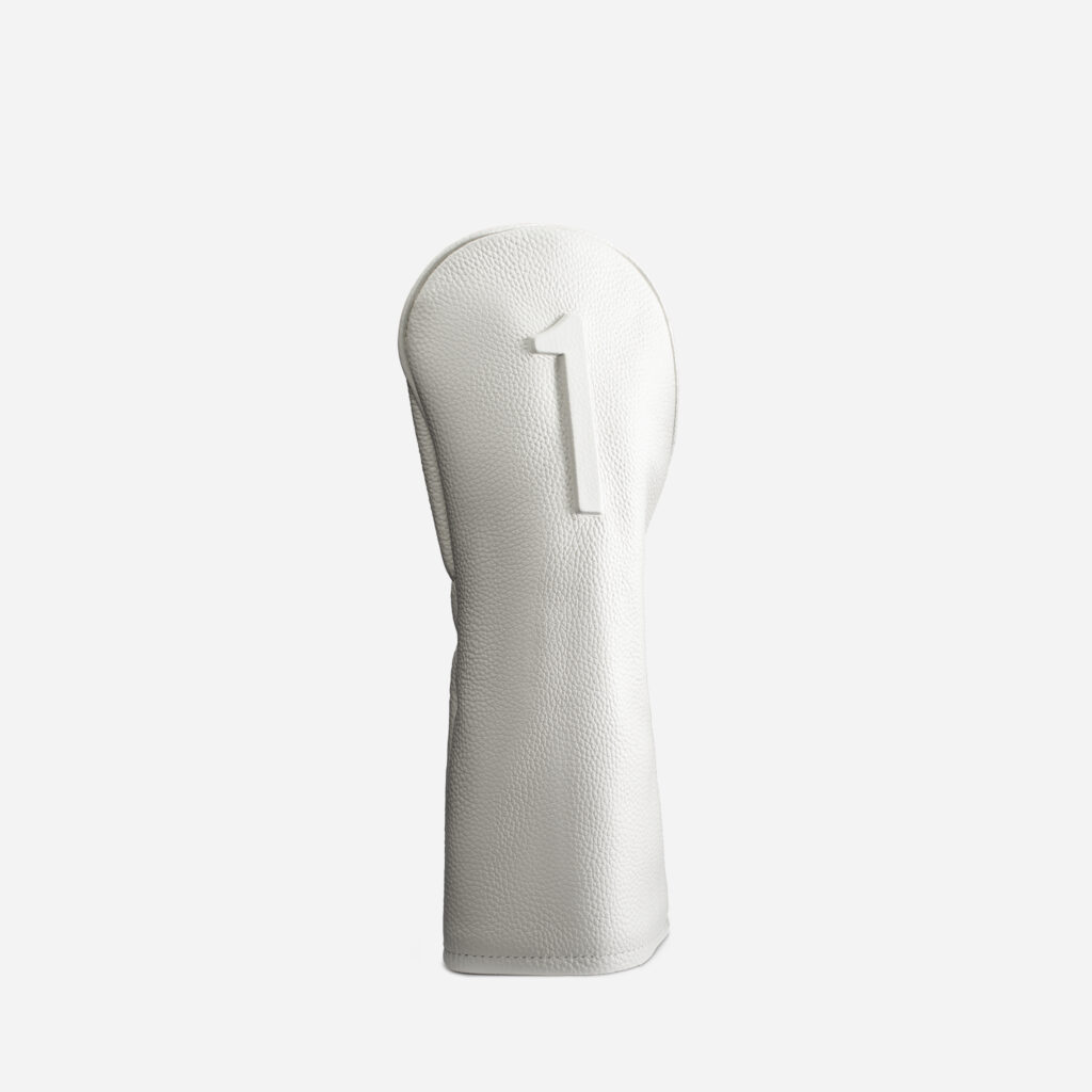 LUX HEADCOVER – EMBOSSED（HC1123） PEBBLE WHITE