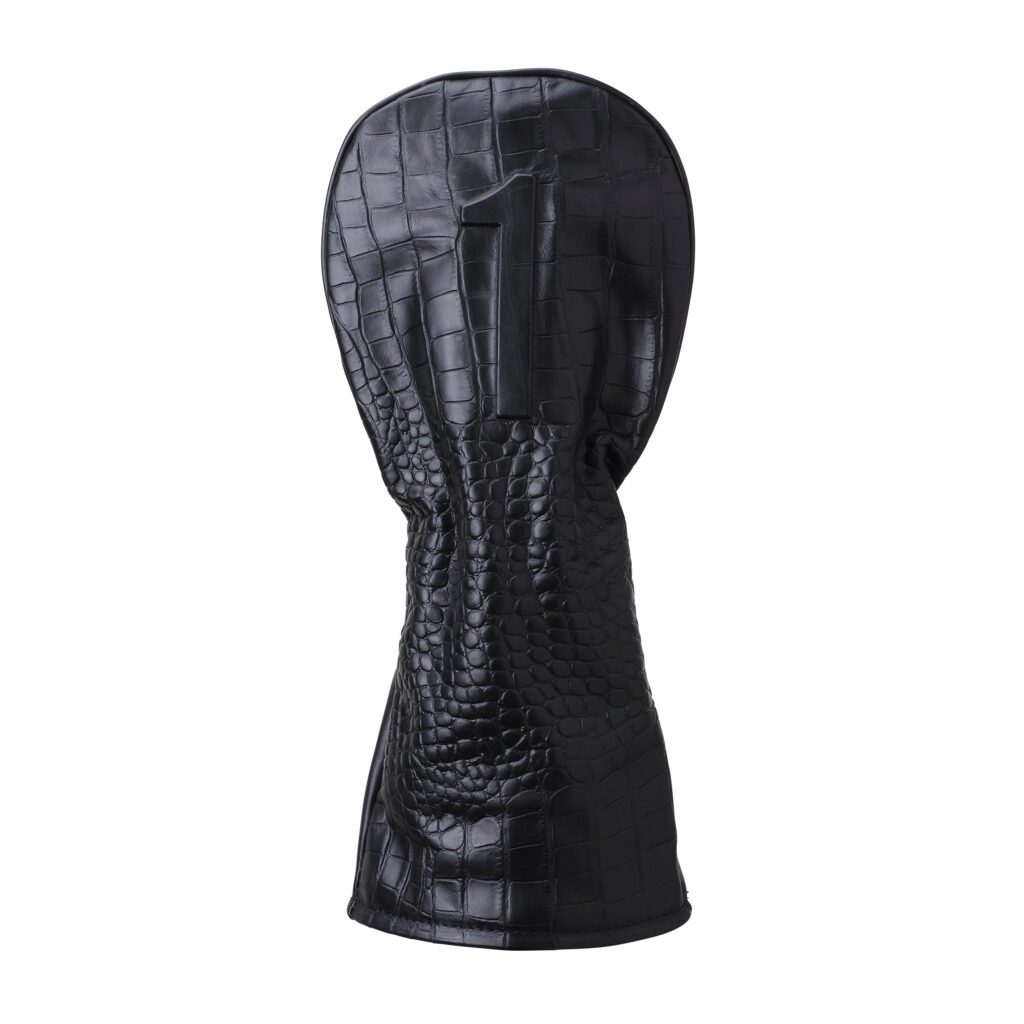 LUX HEADCOVER – EMBOSSED（HC1123） CROC BLACK